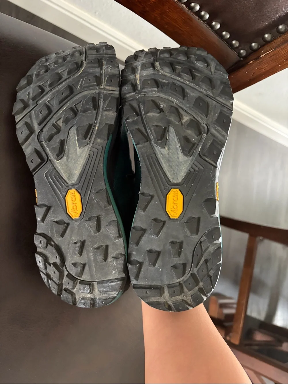 Topo Designs Teal and Black Women's Trail Sneakers